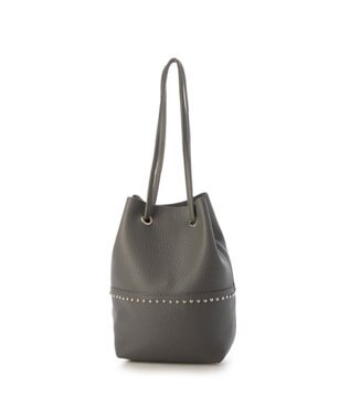 UNBILLION カシュカシュ cachecache / スタッズ付きドロストトート GY