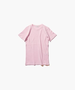 ATON RECYCLE SUVIN RIB | フィットＴシャツ PINK