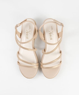 BONTRE 【pied du lapan/ピエドラパン】ナローストラップソールサンダル/50759ZI