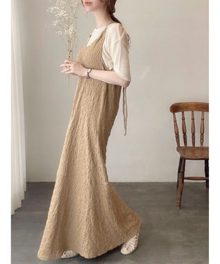 Green Parks ＪＱＤカットワンピース Beige