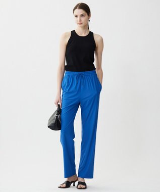 ICB L 【WEB限定カラーあり・UVカット・接触冷感・速乾】マットスキューバ セミワイドパンツ ラピスラズリ系