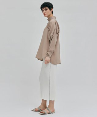 BEIGE， 【洗える】FLEUR / ギャザーブラウス Beige