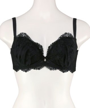 San-ai Resort（三愛水着楽園） エレガントコレクション【2503】単品ブラEFGカップ 【背中すっきり】 ブラック