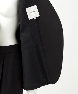 23区 L 【エステータ】ライトダブルクロス ジャケット ブラック系