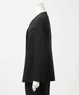 23区 L 【エステータ】ライトダブルクロス ジャケット ブラック系