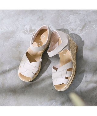 MODE ET JACOMO <D'ICI>カットワークストラップサンダル