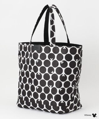 Y'SACCS 【Disney Collection】シルエットプリントトートバッグ　Lサイズ ブラック