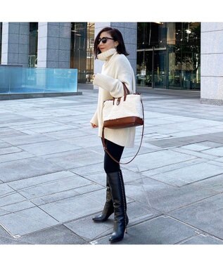 LA BAGAGERIE 【インスタグラマー chiyoさん×LA BAGAGERIE】コンビボアトート キャメル