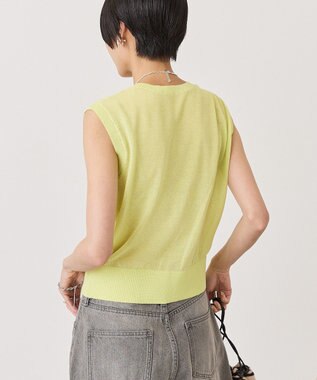 AMERICAN HOLIC 【2SET・接触冷感】カーディガン+ノースリーブニット Light Gray