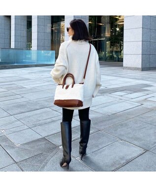 LA BAGAGERIE 【インスタグラマー chiyoさん×LA BAGAGERIE】コンビボアトート キャメル