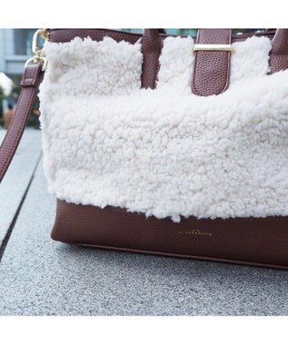 LA BAGAGERIE 【インスタグラマー chiyoさん×LA BAGAGERIE】コンビボアトート キャメル