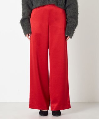 NAVE 【Nave】クラッシュサテン パンツ レッド系