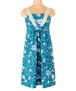 San-ai Resort（三愛水着楽園） 【SALE】【Reir　Premium】Columbia patch（Liberty Fabric)　 スイムドレス 9号/11号