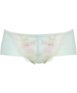 Wing Wing Lesiage　【2760シリーズ】　ショーツ　アウターにひびきにくい　PB2760とペア　はきこみ丈あさめ　ウイング／ワコール　PF2761 ターコイズ