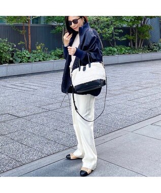 LA BAGAGERIE 【インスタグラマー chiyoさん×LA BAGAGERIE】コンビボアトート ブラック