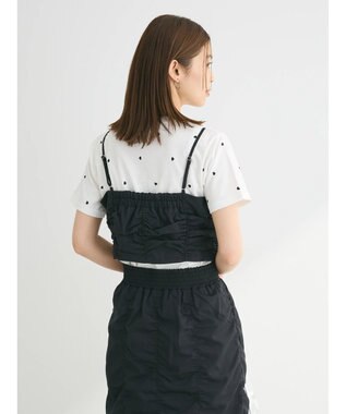 Green Parks ・ＥＬＥＮＣＡＲＥ　ＤＵＥ　シャーリングビスチェ Black