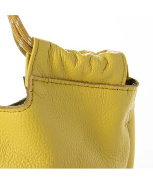 UNBILLION perche 牛革ソフト3wayコードハンドルバッグ イエロー