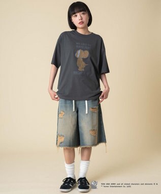 WEGO 【新柄追加/ユニセックス着用アイテム/SMLサイズ展開】TOMandJERRYグラフィックT（S） 柄6