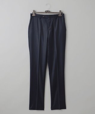 GOTAIRIKU シワになりにくい【御幸毛織/みゆきけおり】Superio160 スーツ_ネイビーストライプ ネイビー系1