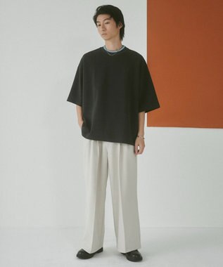 WEGO 【LUCY】ネックジャガードT（S） ダークグレー