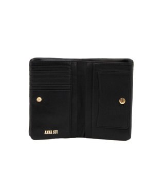 ANNA SUI TITIソフト 口金二つ折り財布 ブラック