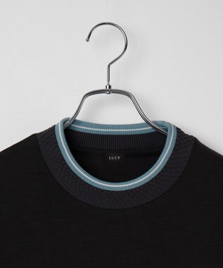 WEGO 【LUCY】ネックジャガードT（S） ダークグレー