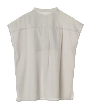 Green Parks ・ＥＬＥＮＣＡＲＥ　ＤＵＥ　ピンタックフレンチブラウス Gray Beige