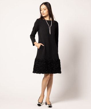 TOCCA 【洗える】CHEEK BRUSH ドレス ブラック系