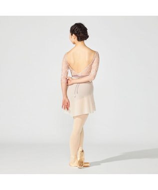 Chacott 【Nela ライン】6分袖レオタード ヨーロピアンピンク