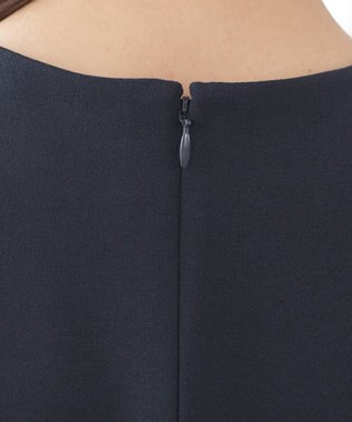 Tiaclasse 【洗える】ハイストレッチジョーゼットワンピース ネイビー