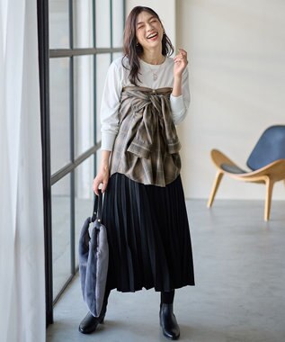 ANY L シャツテールロングスリーブＴシャツ オフ