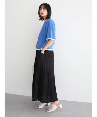 Green Parks 洗えるニットＴシャツ Off White