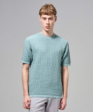 JOSEPH HOMME ドライコットンリンクス　半袖クルーネックニット