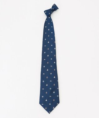 J.PRESS MEN 【STEPHEN WALTERS】マリンモチーフネクタイ ネイビー系8