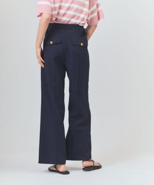 GRACE CONTINENTAL マリンワイドパンツ ネイビー