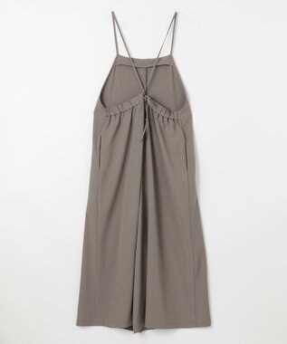 ANY L 【接触冷感/UVケア】イージーケア サロペットパンツ モカブラウン