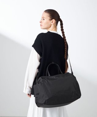 Y'SACCS 【ナイロンタフタ】トラベルボストン ブラック