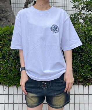 WEGO 【ユニセックス着用ITEM/MLサイズ展開】BENDAVISサークルロゴT（SS） ホワイト