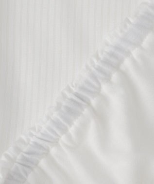 J.PRESS LADIES シャドーストライプ クルーネック カットソー ホワイト系1