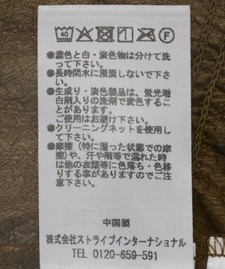 Green Parks ２ＷＡＹフリルブラウス Brown