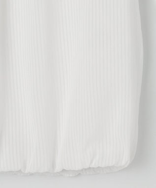 J.PRESS LADIES シャドーストライプ クルーネック カットソー ホワイト系1