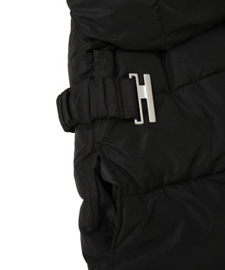 Green Parks ・ｓｗｉｎｇ　ｂｙ　ファイバーダウンベルト付コート Black