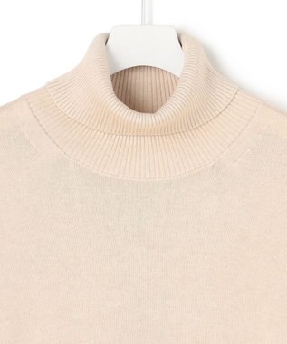 J.PRESS YORK STREET 【UNISEX】ハイゲージタートルネック ニット アイボリー系