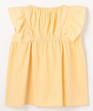 組曲 KIDS 【150-160㎝】 フラワーエンブロイダリーブラウス レモン