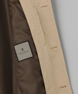 GOTAIRIKU 【山栄毛織】コットンモヘヤ ラグラン コート ベージュ系