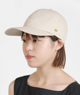 TOCCA 【サイズ調整可・深め】CROWN LOGO CAP キャップ ベージュ系