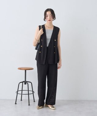 earth music&ecology レースジレ Black