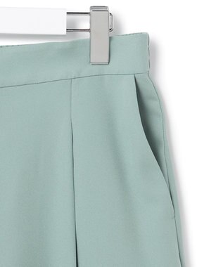 ICB FluidBackSatin ワイドストレートカーゴパンツ ダークセージ