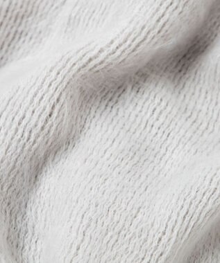 WEGO シャギーストール ライトグレー