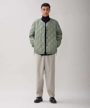 UNFILO MENS スタイリッシュ タートルネック ニット ブラック